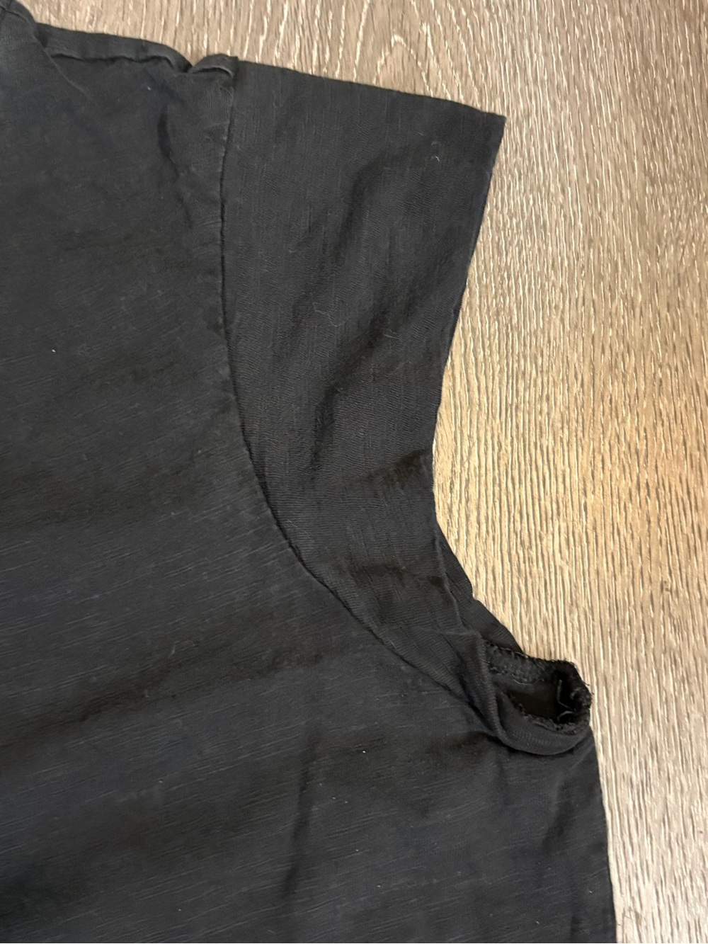 Pact Size XXL Black Relaxed Slub Henley Dress 100% Organic Cotton Knee Pockets - Picture 6 of 12